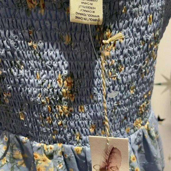 Jessica Simpson Floral Milkmaid Midi Dress - Picture 7 of 11